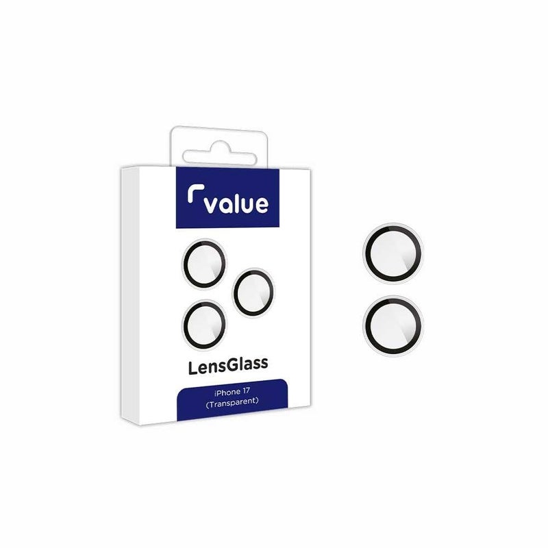 Value Back Color Full Lens Cleartector for iphone 17 - Clear Transparent